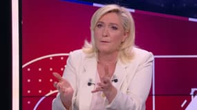 Marine Le Pen dans Face à BFM le 1er mars 2022