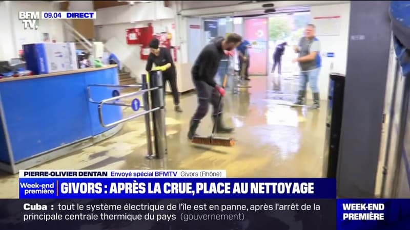 Intempéries dans le Rhône: l'heure est à la solidarité et au nettoyage dans cette enseigne de bricolage