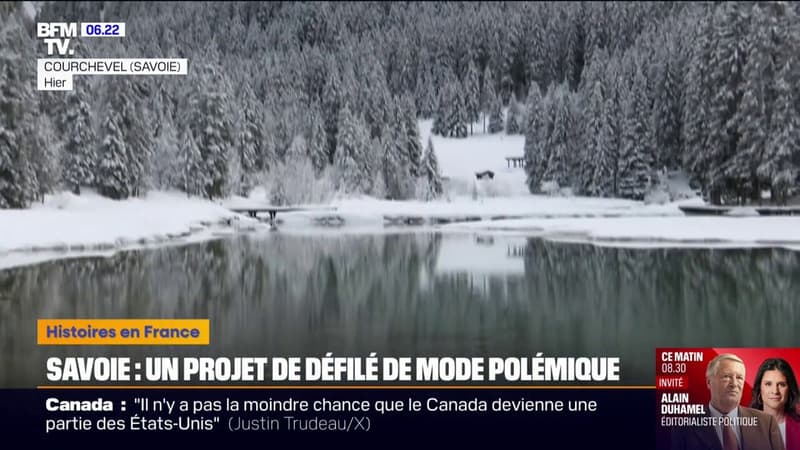 Savoie: un projet de défilé de mode sur le lac de La Rosière à Courchevel fait polémique 