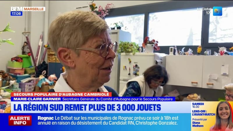 Aubagne: cambriolé le mois dernier, le Secours Populaire reçoit 3.000 jouets