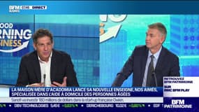 Maxime Aiach (Président et fondateur de Domia Group (Acadomia et Shiva): pendant la crise sanitaire, "il y a eu une vraie prise de conscience de vouloir rester vieillir dans sa maison"