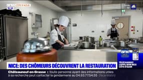 Nice: des chômeurs découvrent le monde de la restauration