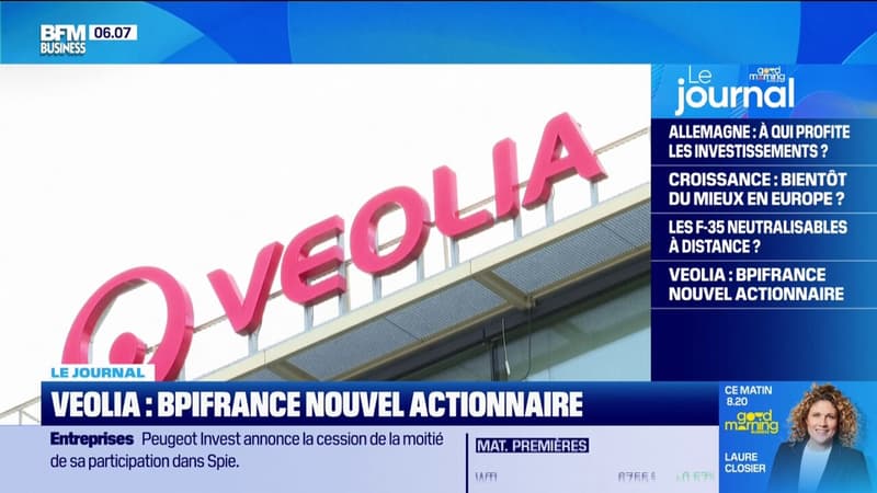 BPIfrance entre au capital de Veolia à hauteur de 3,5%