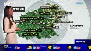 Météo Alpes du Sud: soleil et chaleur ce jeudi, jusqu'à 25°C à Gap