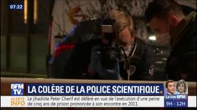 La police scientifique en grève dans la nuit du 31 décembre