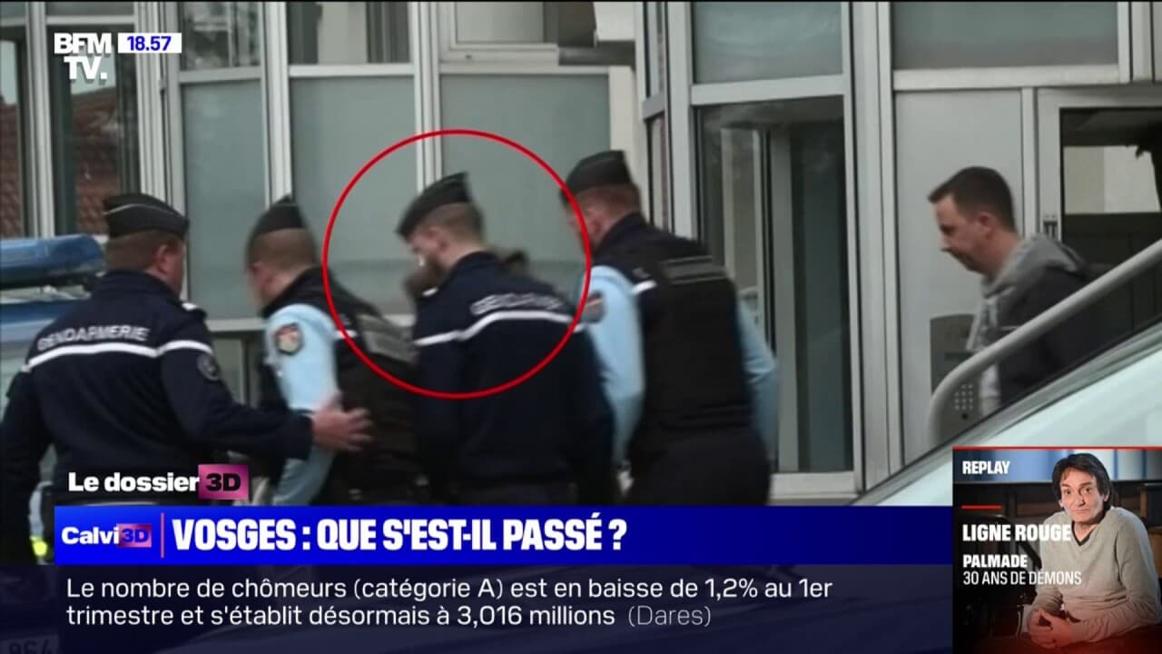 Meurtre dans les Vosges des images furtives du suspect accompagné des enquêteurs TrendRadars