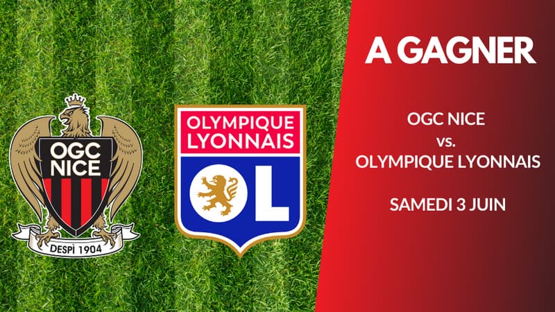 A gagner : vos places pour le match OGC Nice vs OL Olympique Lyonnais 