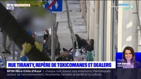 Nice: rue Tiranty, la présence des toxicomanes complique la vie des habitants