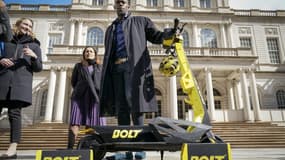 Usain Bolt lance sa marque de trottinettes électriques en libre-service