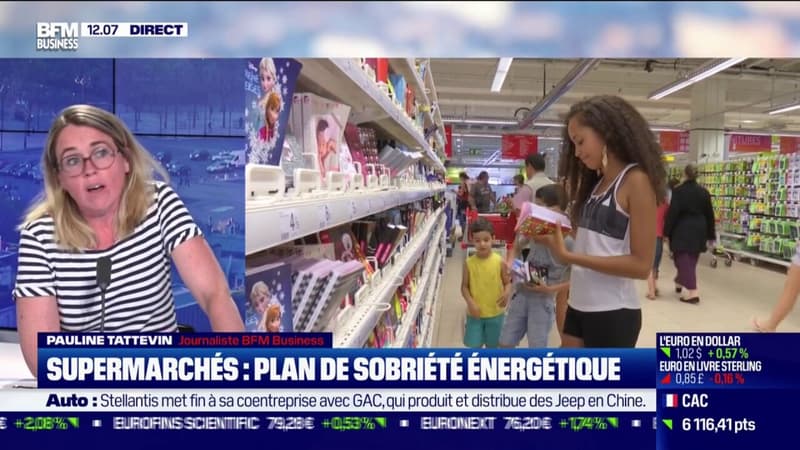 Supermarchés : plan de sobriété énergétique