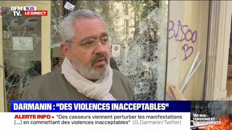 Manifestation du 1er-Mai : une agence immobilière vandalisée à Paris