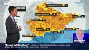 Météo Côte d’Azur: un franc soleil ce mercredi, jusqu'à 16°C à Cannes