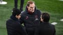 Thomas Tuchel avec Nasser al-Khelaïfi et Leonardo