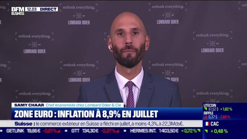 Zone euro : inflation à 8,9% en juillet