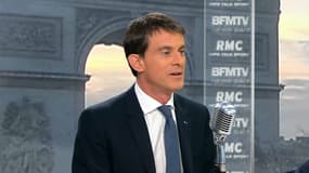 Manuel Valls vendredi matin sur BFMTV et RMC.