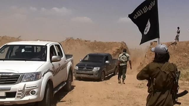 Des jihadistes de Daesh, en Irak