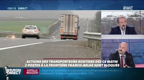 Fiscalité du gazole: un syndicat de routiers annoncent des actions sur RMC