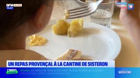 Un repas provençal à la cantine de Sisteron