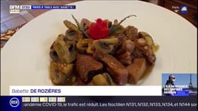 A table avec Babette: un sauté de veau aux champignons et lait de coco