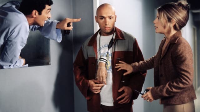 Ramzy Bedia, Eric Judor et Marina Fois dans "La Tour Montparnasse Infernale" (2001)