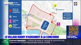 Le village rugby s'agrandit à la Concorde