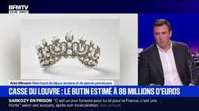 Casse du Louvre: "Aujourd'hui, le carat de diamant est entre 500 et 1.000 euro", explique Ariel Altmann, marchand de bijoux anciens