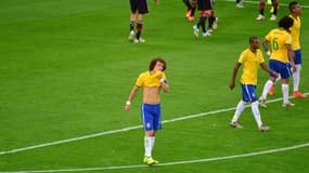 David Luiz et la Seleçao lors de la déroute contre l'Allemagne