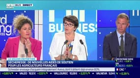 Christiane Lambert (FNSEA) : L'agriculture en première ligne face au changement climatique - 25/08