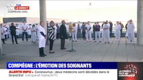 Une minute de silence à l'hôpital de Compiègne en hommage au médecin décédé du coronavirus