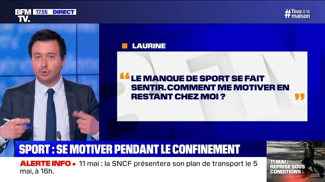 Comment puis-je me motiver pour faire du sport chez moi? BFMTV répond à