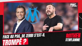   OM 0-3 PSG : ce qui a "choqué" Rothen dans la plan de De Zerbi