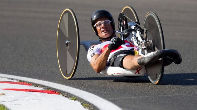 Heinz Frei, champion paralympique à Londres.