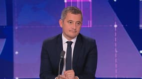 Gérald Darmanin sur le plateau de BFMTV le vendredi 10 novembre 2023.