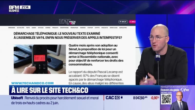 À lire sur le site Tech&Co : Démarchage téléphonique, le nouveau texte examiné à l'Assemblée va-t-il enfin nous préserver des appels intempestifs ? par Pierre Berge-Cia - 10/03