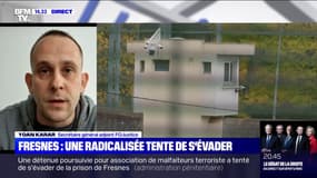 La tentative d'évasion à la prison de Fresnes "pose questions sur la vétusté de l'infrastructure", pour le secrétaire général adjoint FO-justice