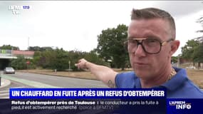 Refus d'obtempérer en Haute-Garonne: un témoin de l'accident raconte la fuite du chauffard