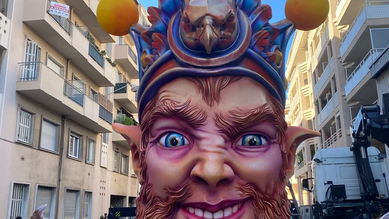 Le roi du carnaval de Nice.