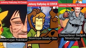 La voix de Johnny Hallyday réinterprète les génériques de dessins animés grâce à l'intelligence artificielle.