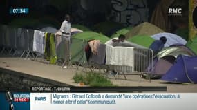 L'évacuation des migrants à Paris s'effectuera "à bref délai", annonce Gérard Collomb