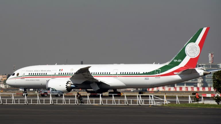 Le 787 de l'ancien président mexicain Le 787 de l'ancien président mexicain