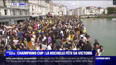 Rugby: La Rochelle fête sa victoire à la Champions Cup