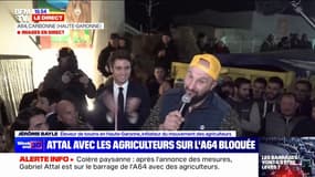 "Demain midi, l'autoroute pourra circuler": Jérôme Bayle, figure du mouvement des agriculteurs, annonce la levée du blocage de l'autoroute A64 