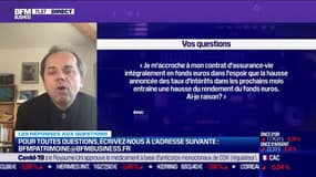 Les questions : La hausse annoncée des taux d'intérêts dans les prochains mois pourrait-elle annoncer la hausse du rendement du fonds euros ? - 02/12