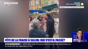 Le député Jean-Marc Zulesi chahuté lors de la Fête de la fraise à Salon-de-Provence
