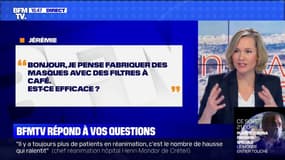 Je pense fabriquer des masques avec des filtres à café. Est-ce efficace? BFMTV vous répond