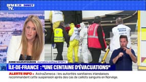 Île-de-France: "une centaine d'évacuations - 14/03