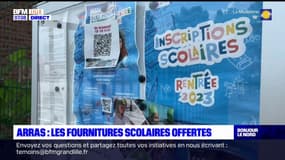 Arras: les fournitures scolaires gratuites à la rentrée