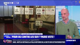 Votation contre les SUV à Paris: "Notre but premier est de libérer la ville de la pollution", affirme Nour Durand-Raucher (EELV)