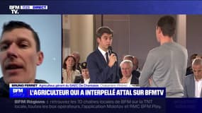 Rhône: l'agriculteur qui a interpellé Gabriel Attal estime que la filière est "largement affaiblie en France"