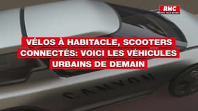 Vélos à habitacle, scooters connectés: voici les véhicules urbains de demain